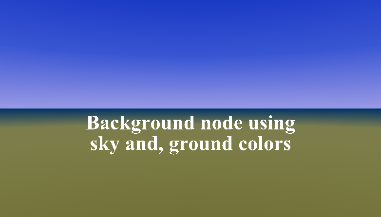 [1] BackgroundColorsOnly.x3d - Background colors view